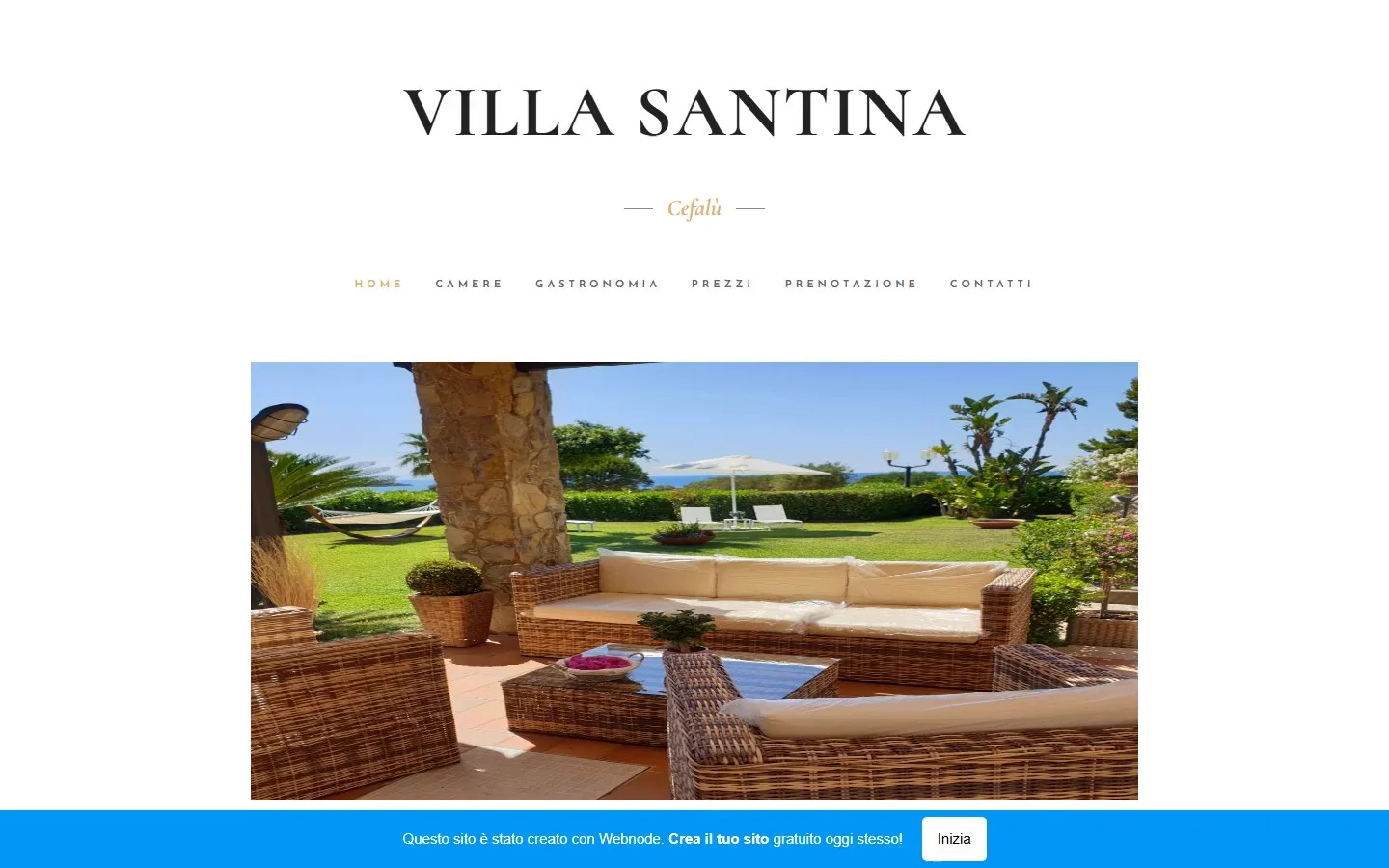 Villa Santina — Antes