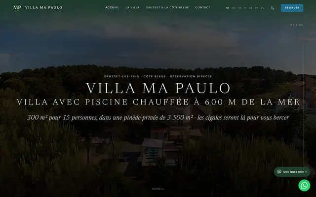 Villa Ma Paulo — New site · Home
