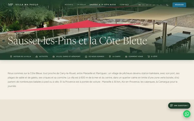 Villa Ma Paulo — New site · /cote-bleue
