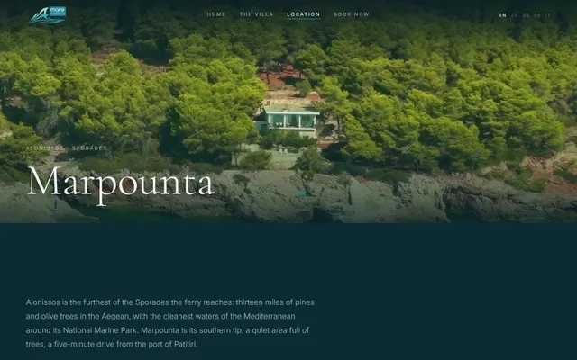 Villa Mare Nostrum — New site · /location