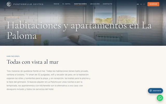 Portobello Suites — Web nueva · /habitaciones