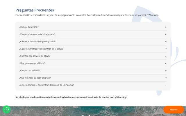 Portobello Suites — Web vieja · Preguntas frecuentes