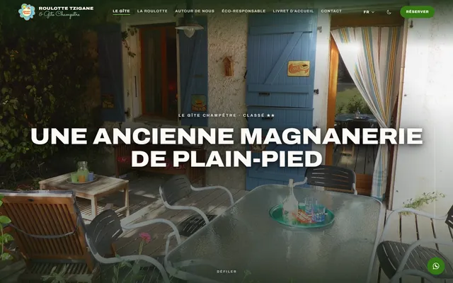 Roulotte Tzigane — New site · /le-gite
