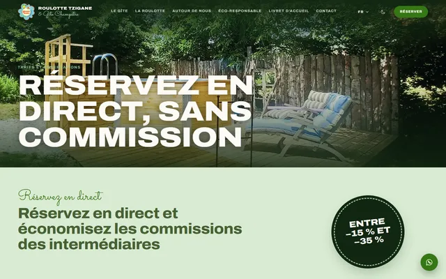 Roulotte Tzigane — New site · /tarifs-reservation
