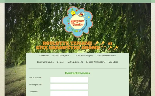Roulotte Tzigane — Old site · /contact