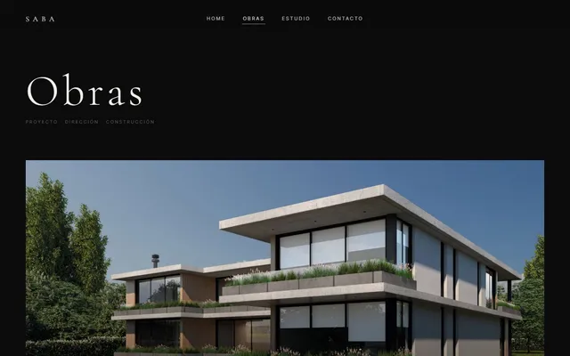 SABA — New site · /obras