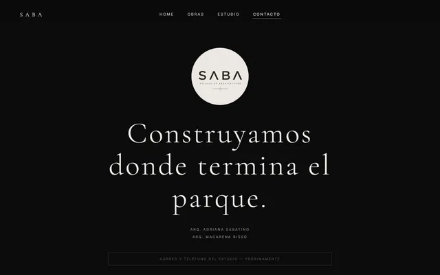 SABA — New site · /contacto