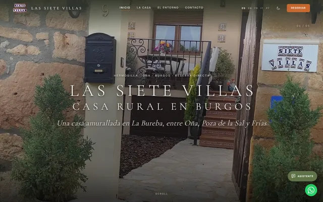 Las Siete Villas — Νέα ιστοσελίδα · Home