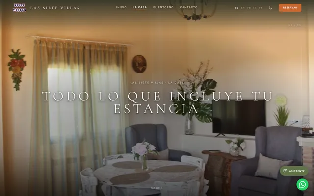 Las Siete Villas — Νέα ιστοσελίδα · /la-casa