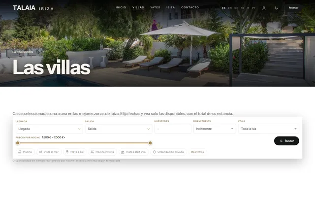 Talaia Ibiza — New site · /villas
