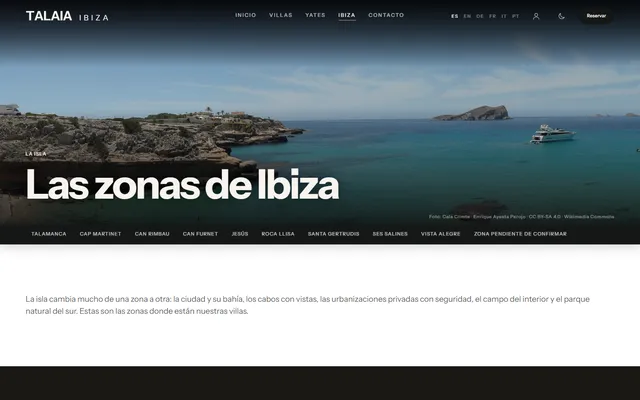 Talaia Ibiza — New site · /ibiza