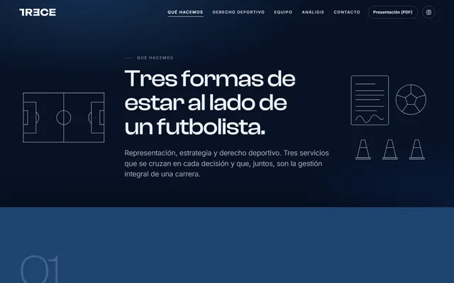 TRECE Sports Management — New site · /que-hacemos