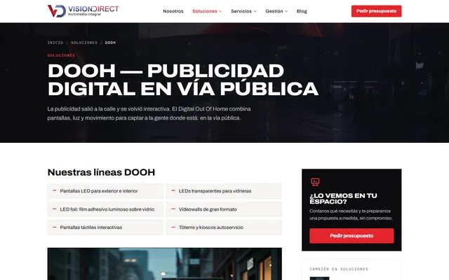 Vision Direct — Web nueva · /soluciones/dooh/