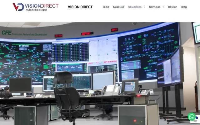 Vision Direct — Web vieja · /soluciones/sala-de-control