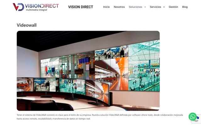 Vision Direct — Web vieja · /soluciones/videowall